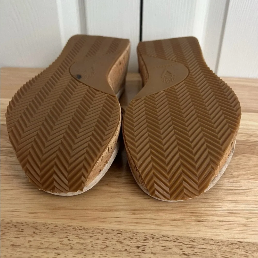 Volatile Boho Platform Wedge Sandal Womens Size 9 Natural Braided